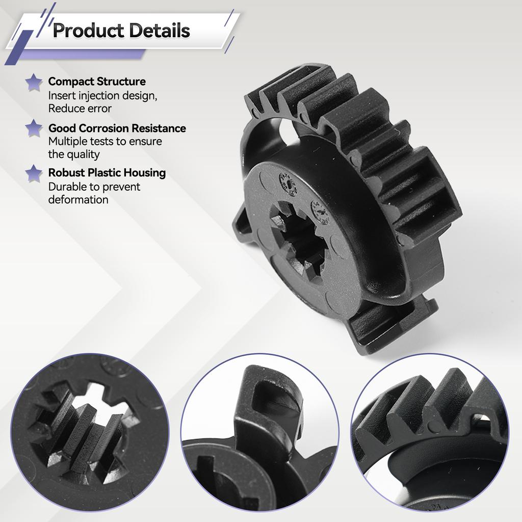 2 szt. Samochodowy HVAC A/C Siłownik Klapy Mieszania Powietrza Zębatka Nagrzewnica Czarna Nagrzewnica Pomocnicza Dla JEEP GRAND-CHEROKEE 11-16 68214880AA 926-133