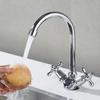 Universal Flexible Spout Hot & Cold Basin Faucet
