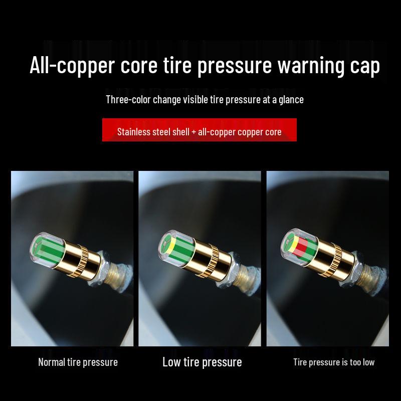 Tire Pressure Monitoring Cap – Safety Valve Core Detector