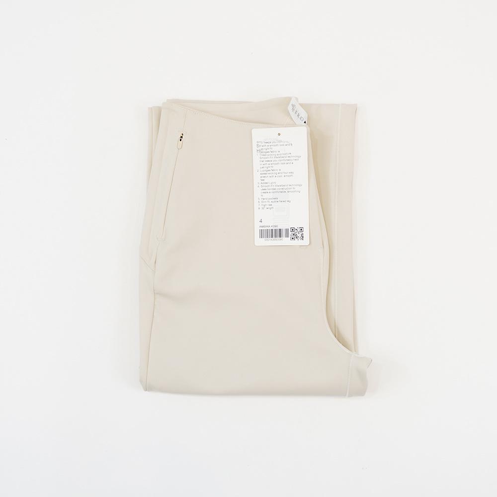 High-Waist Slim Fit Flared Trousers: Anti-Wrinkle, Elastic, with Pockets and Hip Lift for Casual Commute