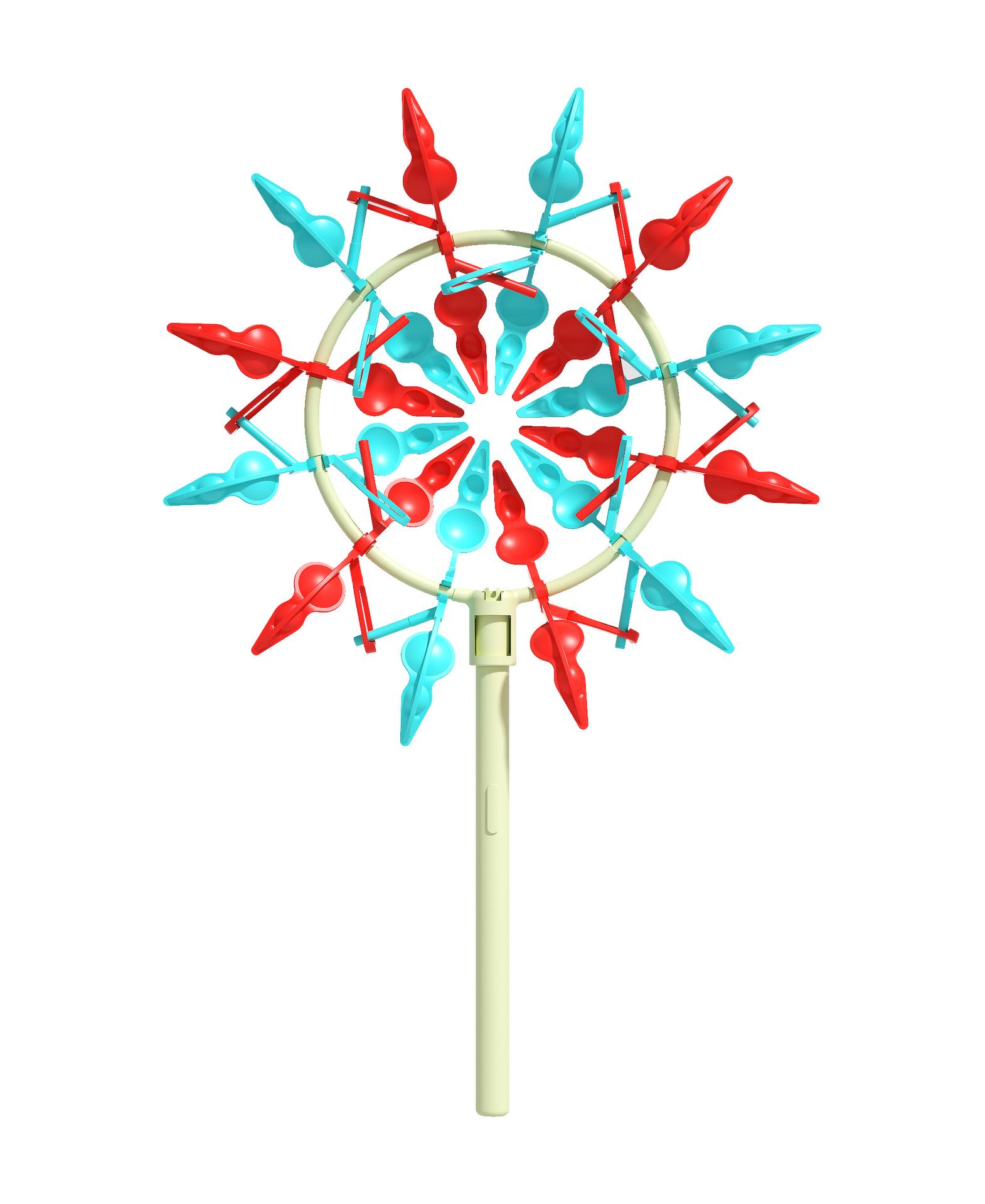 Colorful Windmill Decoration for Children s Scooters & Baby Strollers