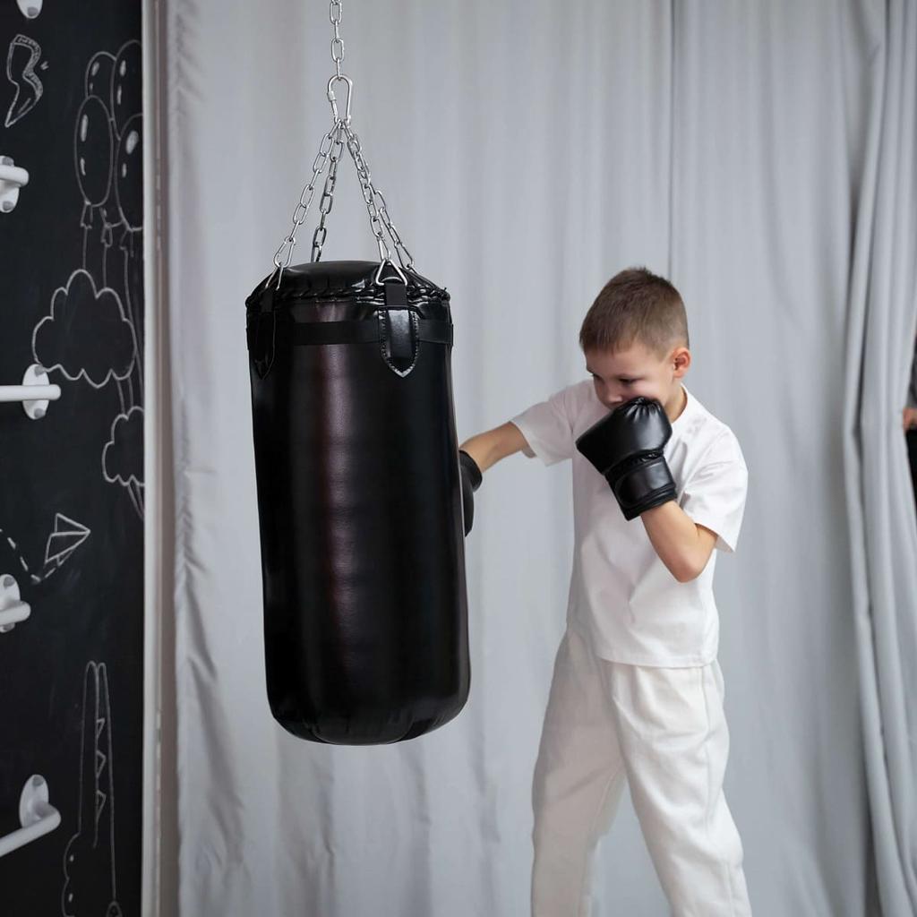 children's boxing gloves - 6 - 8 years black