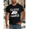 European Sizes German RV Camping Crinkle Plus Size Men's T-Shirt, PLUS SIZE