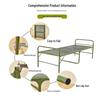 Military Green Economy Single Folding Wire Bed