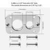 Aluminum Firewall Pass Through Modification Accessories for X Max Firewall Pass Through Eliminates Gromet