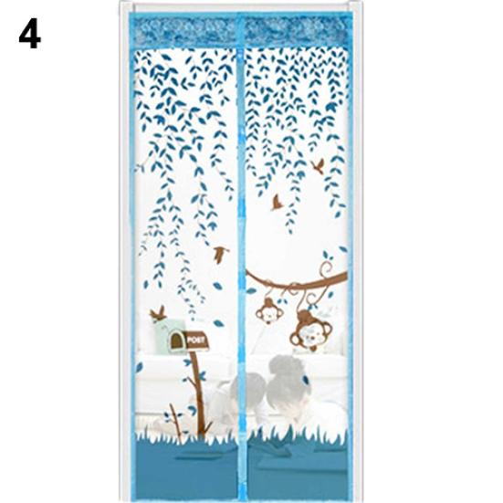 Home Decor Hands-Free Magnetic Soft Door Durable Fly Screen Anti Mosquito Bug Mesh Curtain