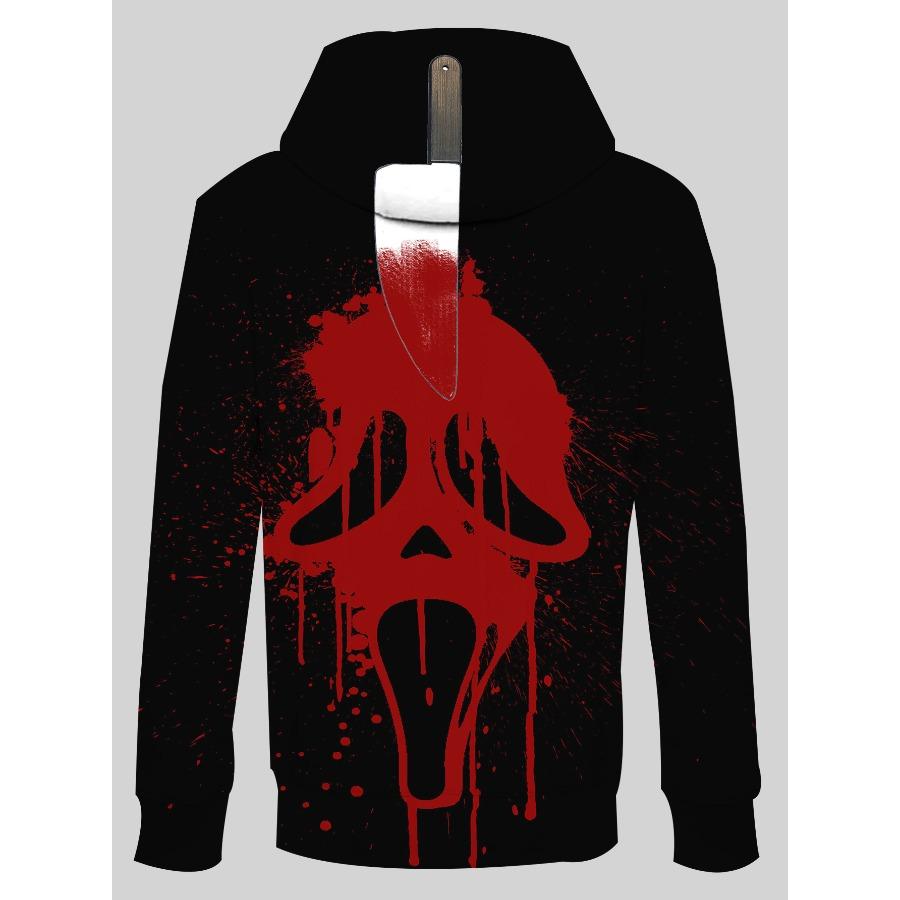 Löwe 3D-Druck Herren Hoodie Lässiger Herbst Winter Tier Wolf Pullover Mit Kapuze Langarm Modetrend Sportbekleidung Sweatshirt