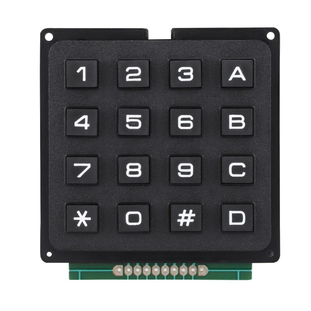 16 Keys Numeric Keypad 4x4 External Keypad Practical Keyboard Modules  DIY Electronics