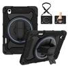 Case For Huawei MatePad 11.5 2026 2025 Tablet Heavy Duty Shockproof Protective Rotating Stand Hand Strap and Pen Holder Black