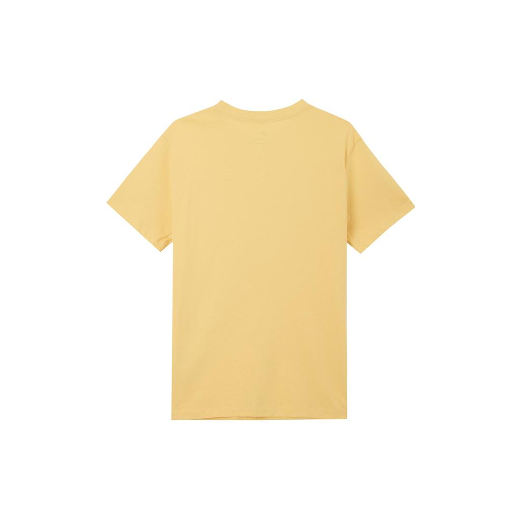 Nike Air Women's Logo Letter Print Crewneck T-Shirt Yellow DX7919-795