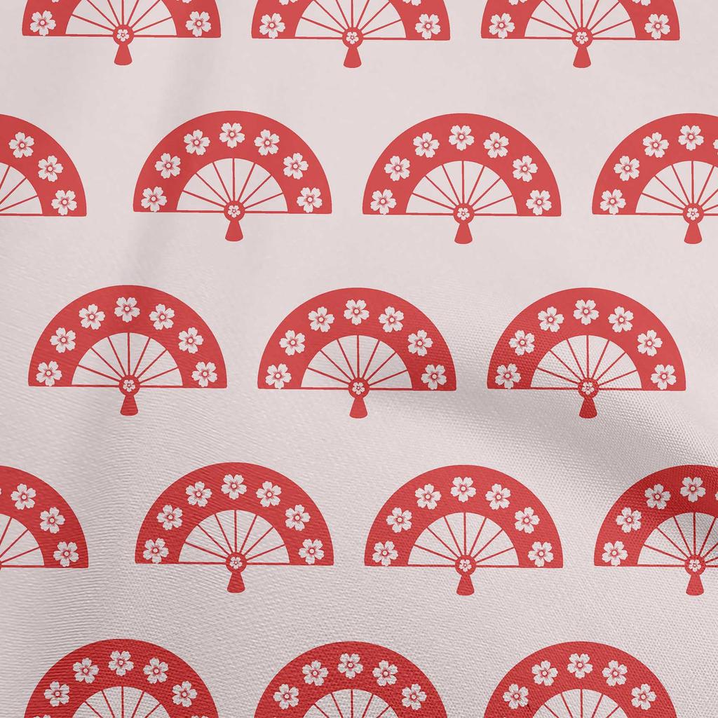 oneOone Cotton Flex Dark Beige Fabric Asian Japanese Diy Clothing Quilting Fabric Print Fabric By Yard 40 Inch