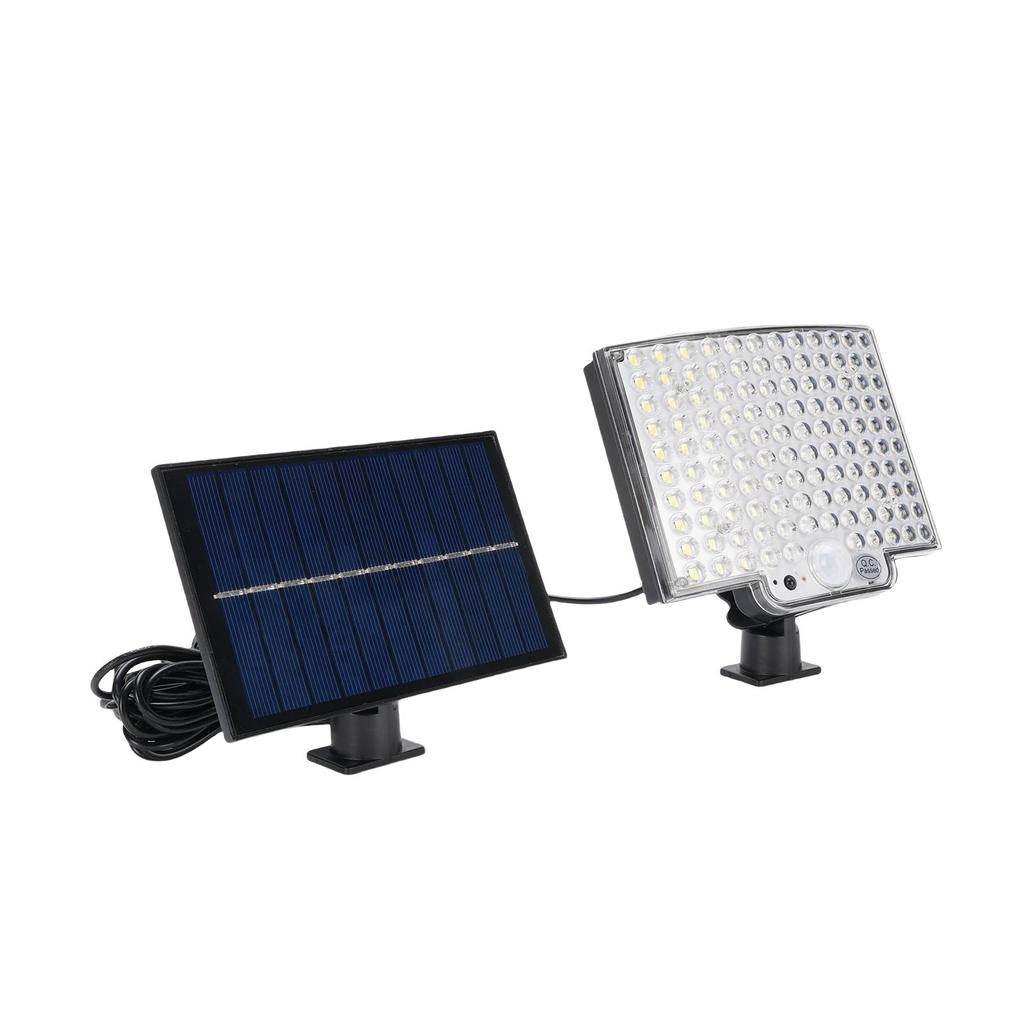 Solar Light for Outside 118 LED Split Motion Sensor Outdoor Light with Remote Control IP65 Water Proof for Yard Patio