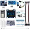 Zestaw instrumentów pogodowych ESP8266 Stacja pogodowa, Czujnik DHT-11 BMP-180 BH1750 Węzeł NodeMCU Płytka OLED 0,96'' dla Arduino IoT Starter