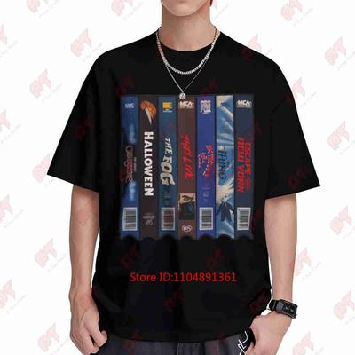 John Carpenter Vhs Short Sleeve Tee 100 Cotton TShirt