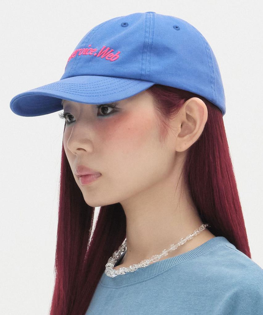 Taibseobiseu Washed Web Cap [Blue]