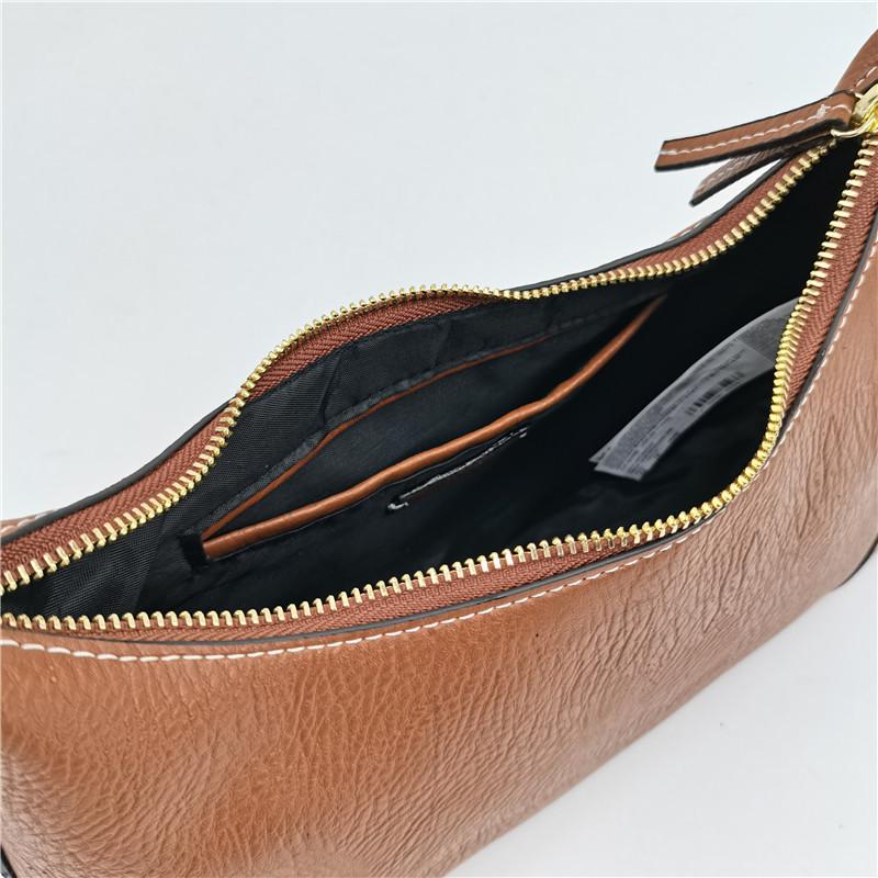 IELGY Shoulder Armpit Bag All-Match Portable Soft Leather Baguette Bag