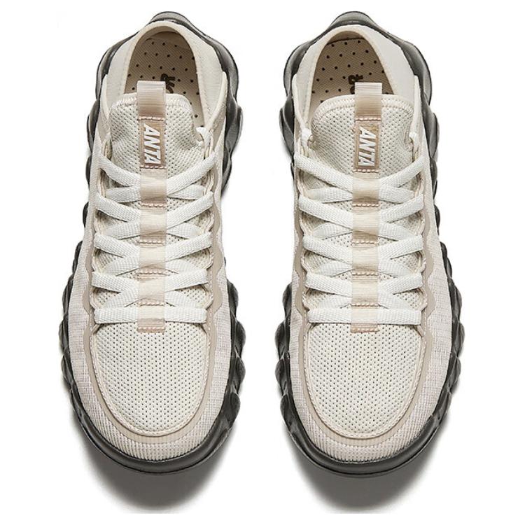 Anta Comfortable And Durable River Trekking Shoes Men Shoes Gray 112426602-4