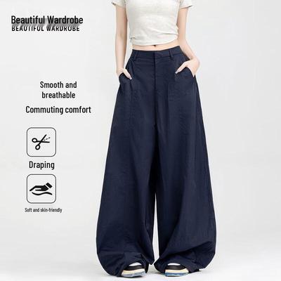 BEAUCOUP DE CHOIX Pantalon décontracté taille haute large pour femme