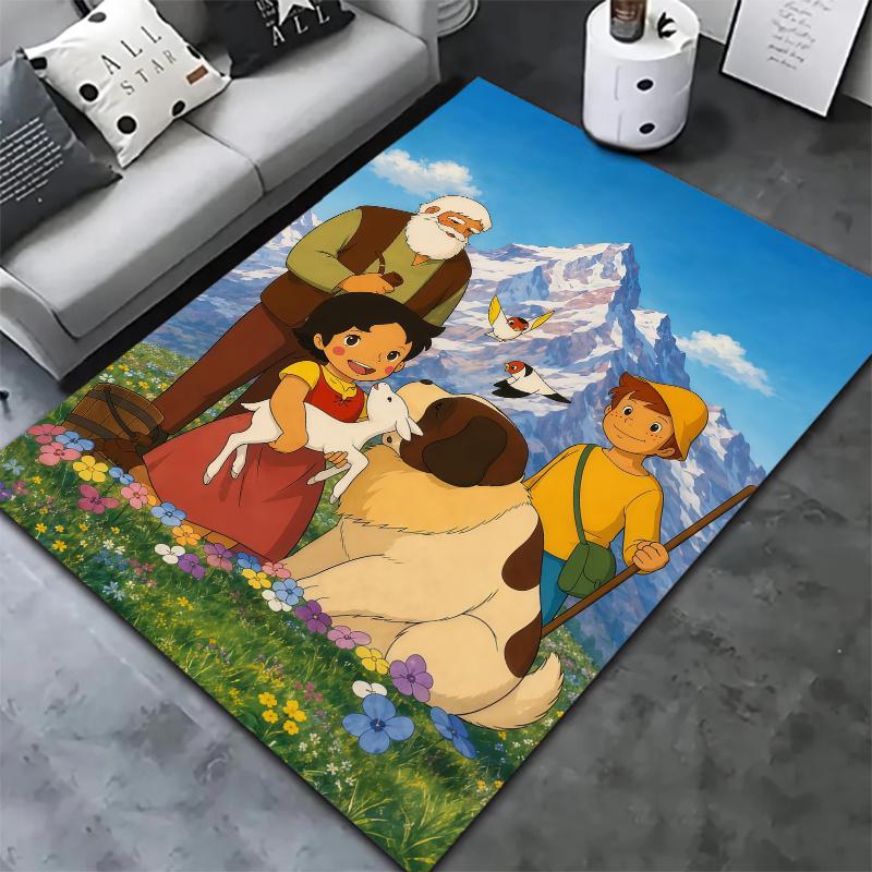Happy Country Life Carpet Rug For Living Room Bedroom Home Sofa Decoration Kids Play Nonslip Floor Mat