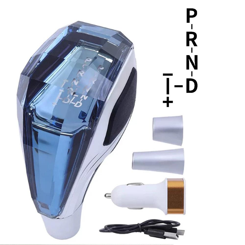 LED Kristall Schalthebelknauf Mit Buntem Licht Manuell Automatikgetriebe Universell Für Toyota/Mitsubishi/Lexus/Honda etc.