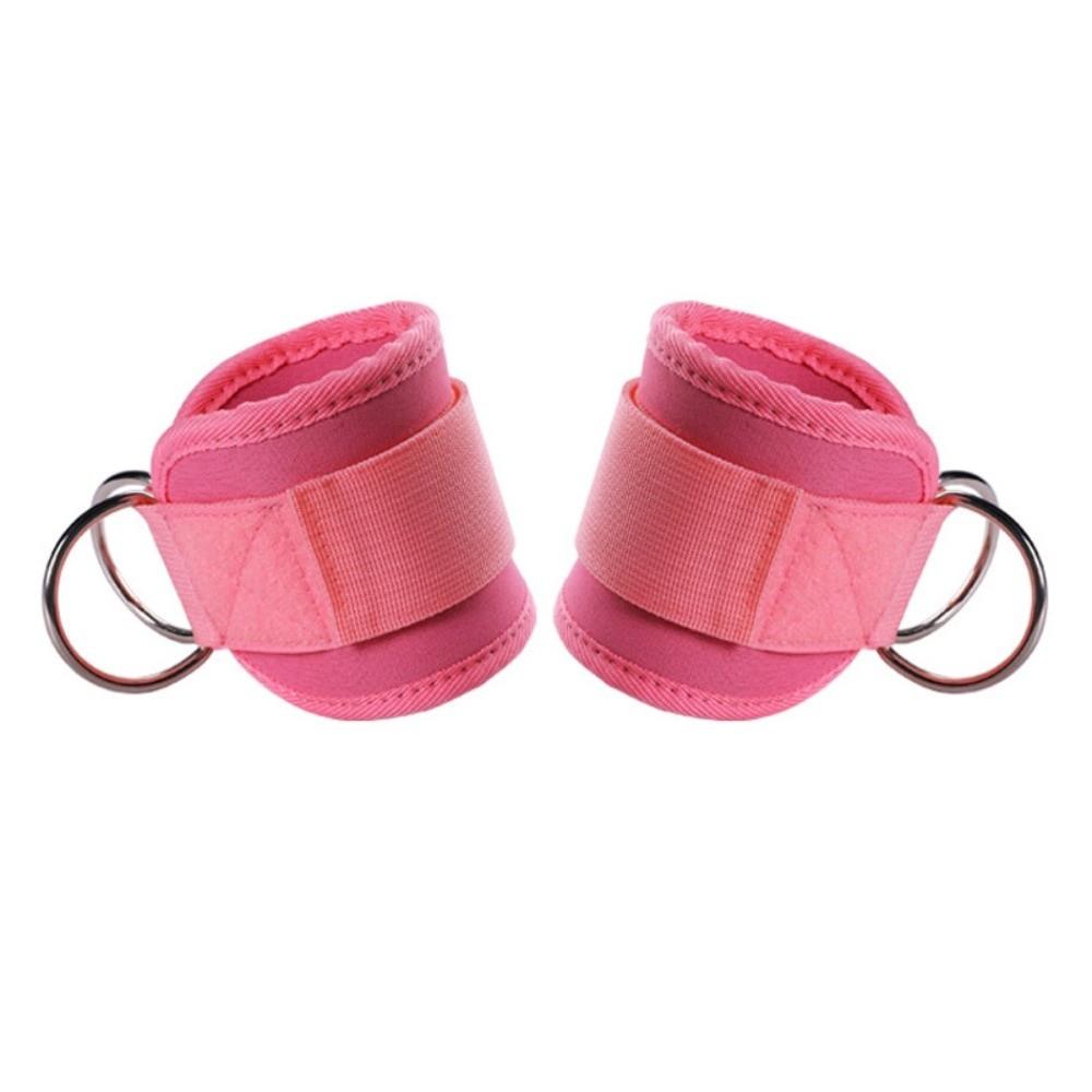 D-Ring Glute Kickback Ankle Padded Straps for Cable Machine Ideal Fitness Ankle Covers  Gym