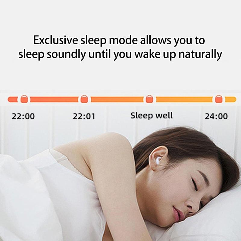 11.6mm Thin Wireless Sleep Earbuds For Side Sleepers Bluetooth-compatible 5.3 And Auto Shutoff For Overnight Comfort