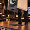 2 Pieces Angled Desktop Speaker Stand Sturdy CShaped NonSlip for Home Studios, Gaming