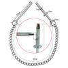 Yemax Nipple Clips with Stainless Bead Grabber 4th for Nipple Adult for SM Nipple Nipple Restraint Nipple Clit 1 Piece Chain, Steel, Design, Clip,