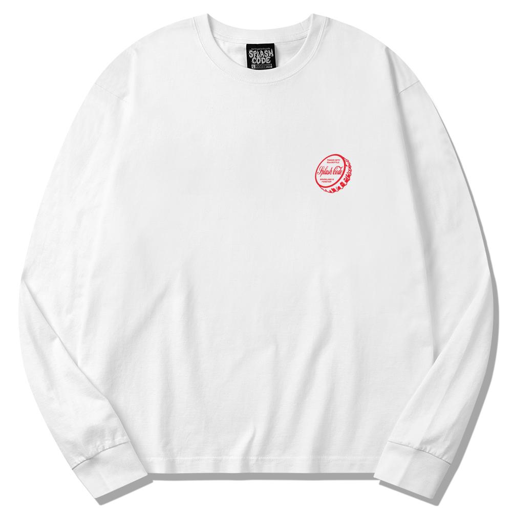 Seupeullaesikodeu Long Sleeve White - Bottle Cap