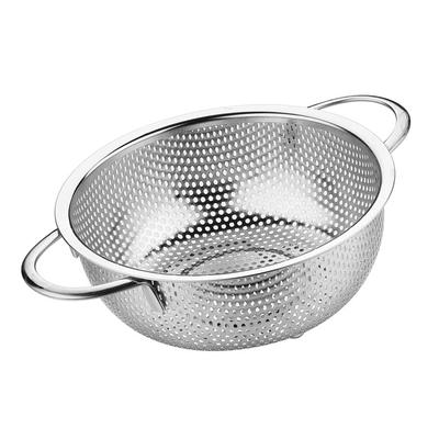 Fruit and Vegetable Basket French Fries Pasta Stainless Steel Wash Rice Colander Strainer