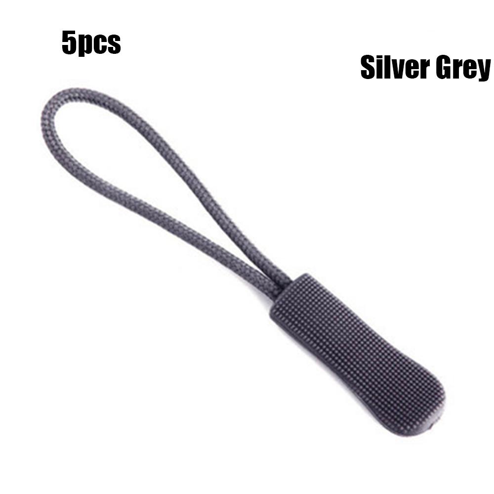 5pcs Zipper Pull Puller End Fit Rope Tag Fixer Zip Cord Tab Replacement Clip Broken Buckle Travel Bag Suitcase