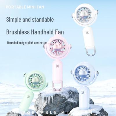 Portable USB Silent Rotatable Fan - Compact Handheld/Desktop Design for Students