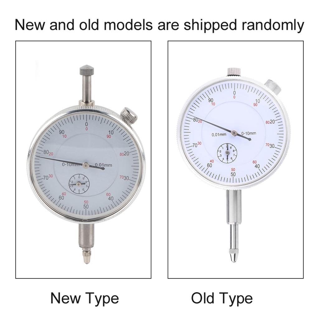 Indicator 0-10mm 0.01mm Accuracy Measuring Tool with High Sensitivity for Shaft Run Out Gear Backlash Measurement