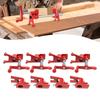 4Pack 3/4" Wood Gluing Pipe Clamp Set Heavy Duty Cast Iron Bar Clamps Workbench Pipe Clamps for Metalworking, Woodworking
