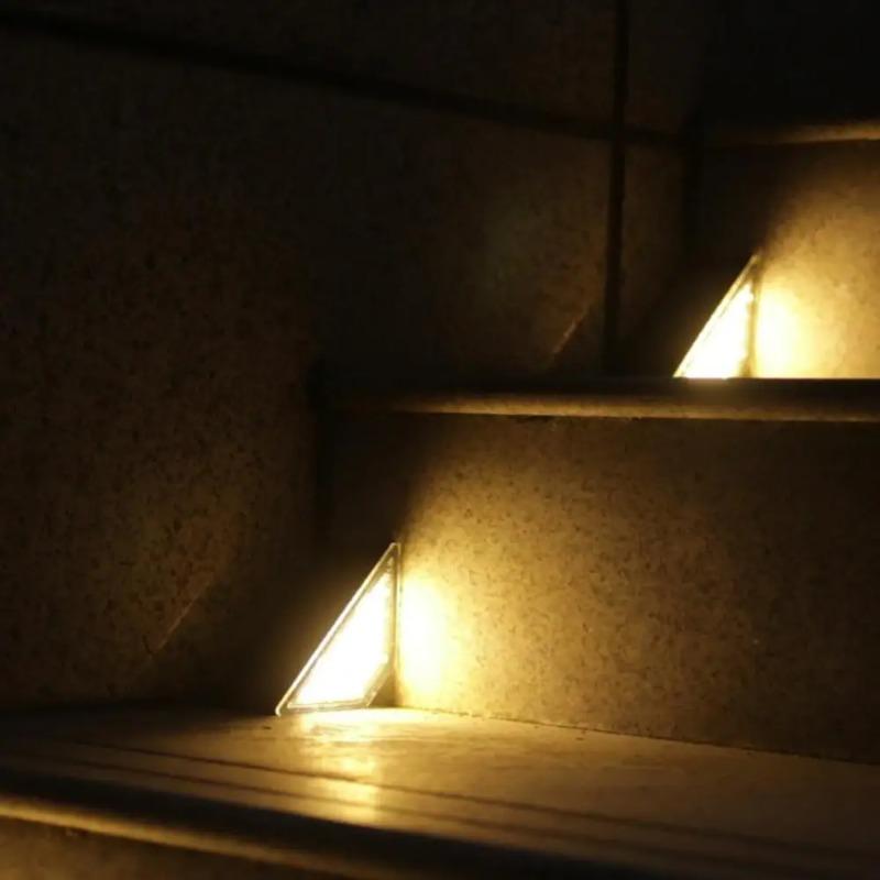 2~8PCS Solar Deck Lights Fence Lights Outdoor Step Lights Waterproof Solar Lamps for Railing Stairs Fence Yard Patio and Pathway