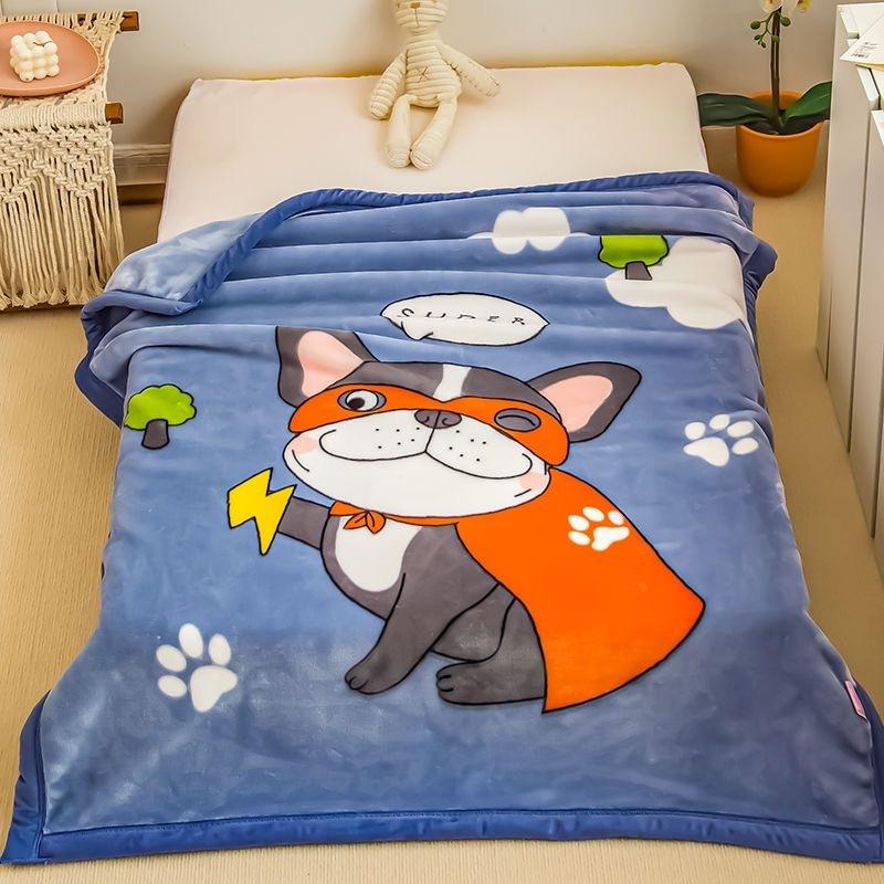 Cartoon Cartoon Korallenfleece und Milchsamt Decke - Das perfekte Geschenk für Kinder