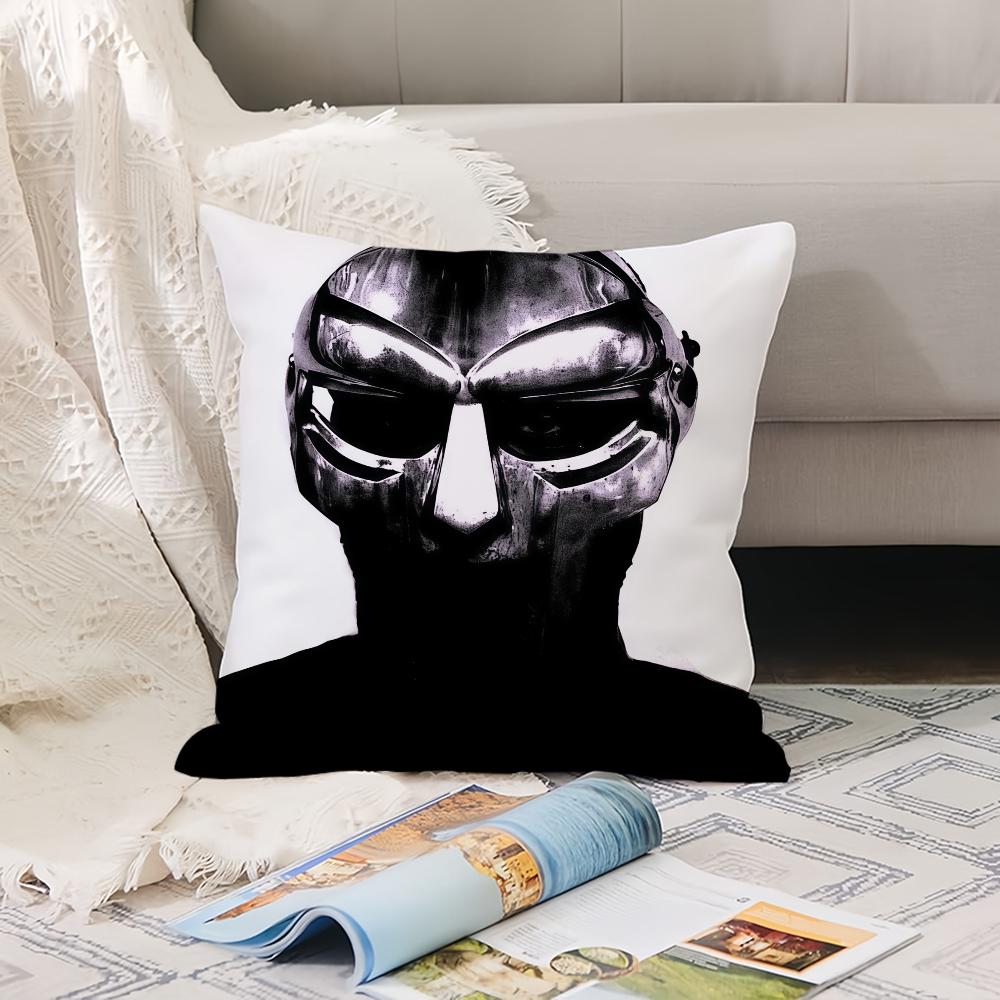 American Rapper m-MF D-dOOM Pillow Case Office Cushions Suitable For Sofa Car Bedroom Decorative Cushion Cover