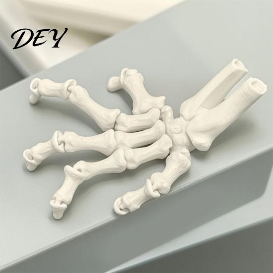 Handmade Bone Models for Party Halloween Skeleton Hands, 3D Printed Hand Bones Model, Realistic Scary Props Decorations Spooky Claw Prop Home