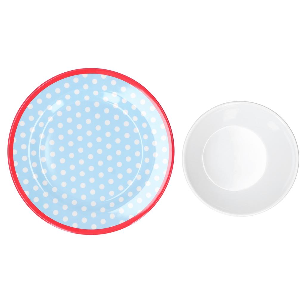 Schüssel Geschirrset Imitationsporzellan Obstsalat Dessertteller Essgeschirr