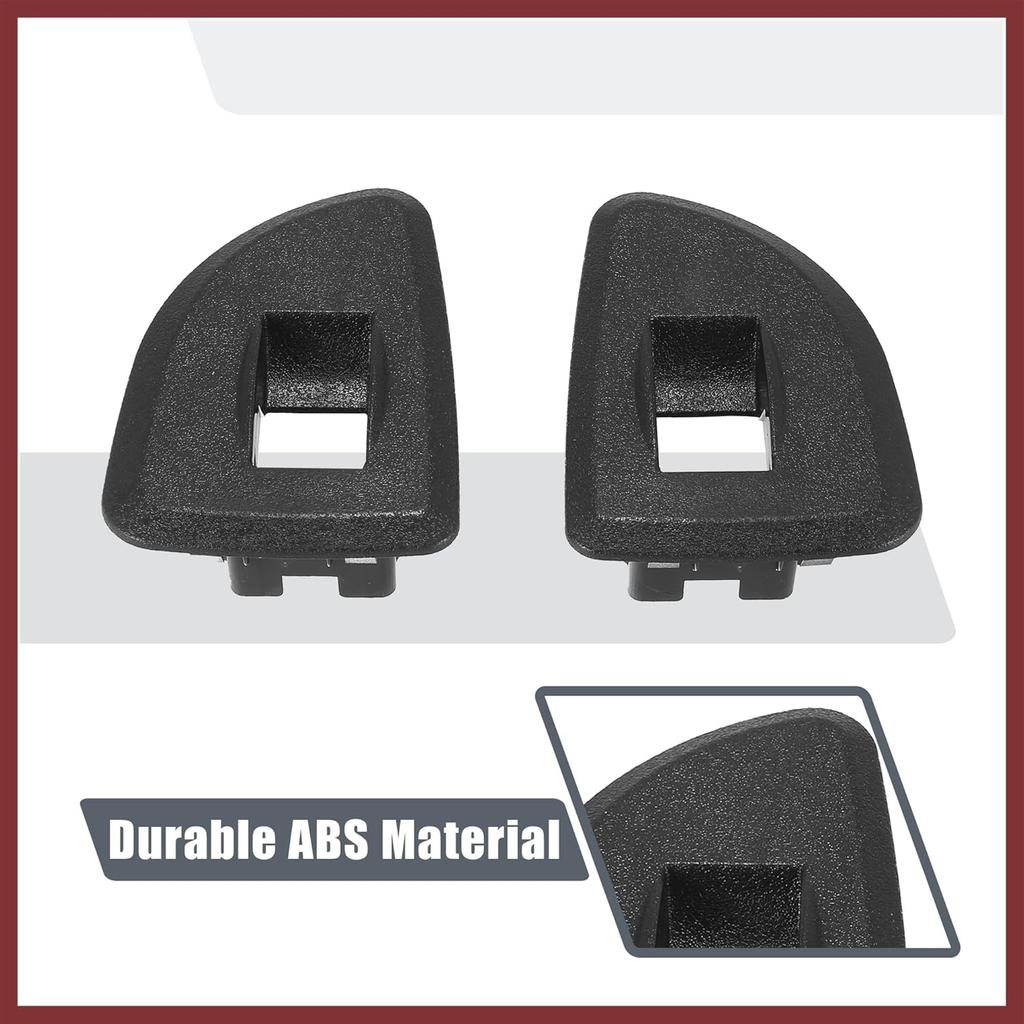 Pair Rear Window Switch Bezels Driver and Passenger Side for Chevrolet Silverado for GMC Sierra 1500 2500HD 3500HD 2009-2013 Black Window Control
