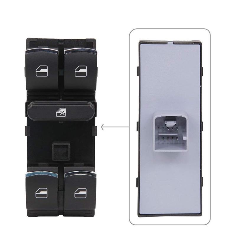 Car Accessories 5ND959857 for VW Touran Tiguan Passat B6 B7 CC Golf Mk5 MK6 Jetta Electric Power Window Switch Lifter Button
