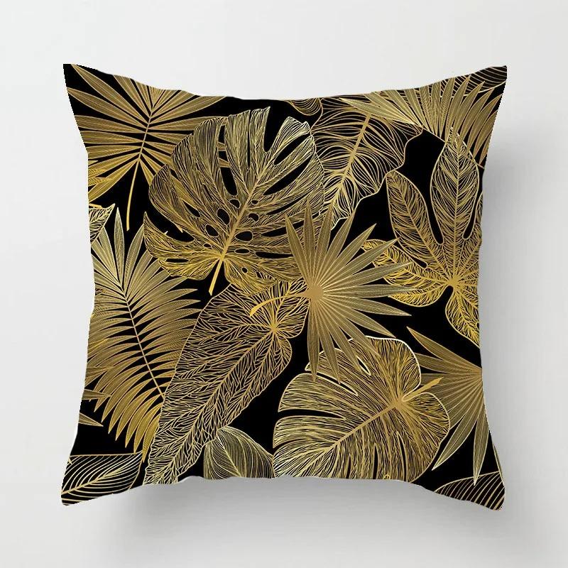 Flax Dandelion Maple Leaf Pattern Series Cushion Cover Sofa Pillow Cover Living Room Decor Nordic Cushion Cover Home Decor