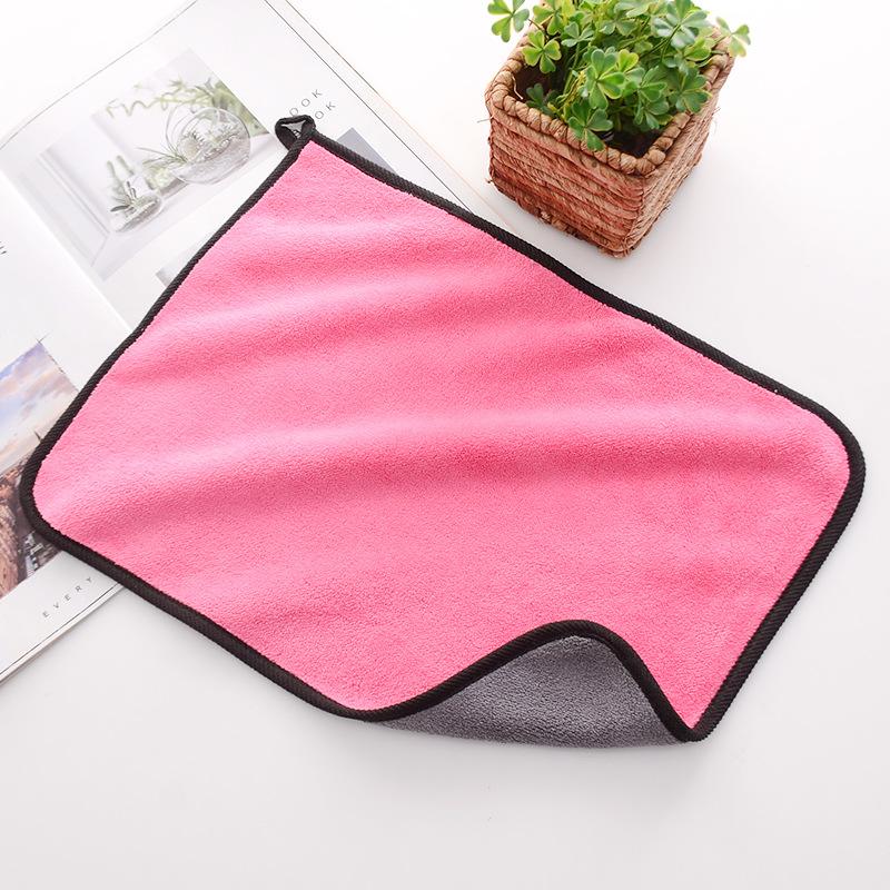 Double-color Matching Water-absorbing Composite Double-layer Thickened Towel