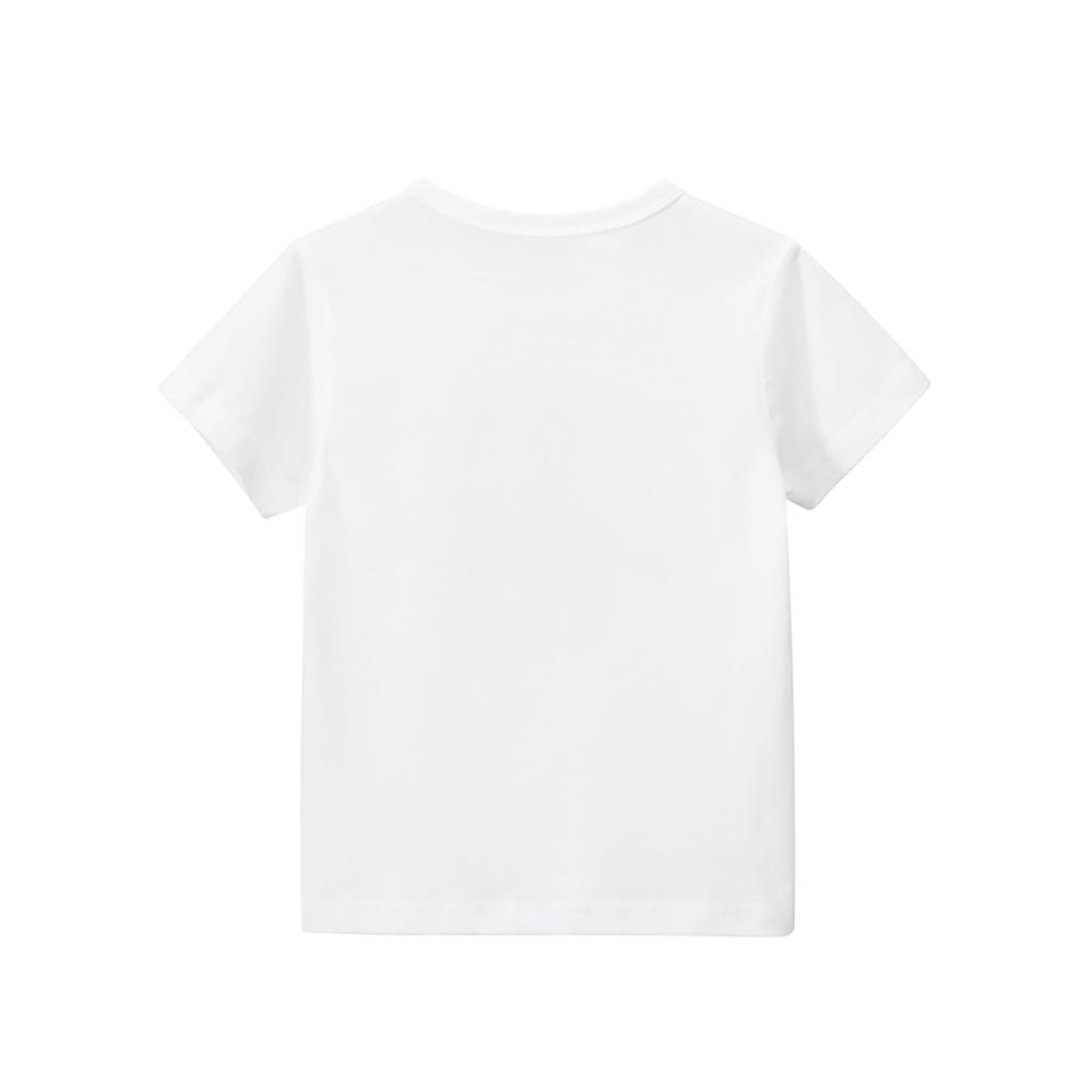 27kids 2024 Summer New Children's Short-Sleeved T-Shirts for Baby Boys
