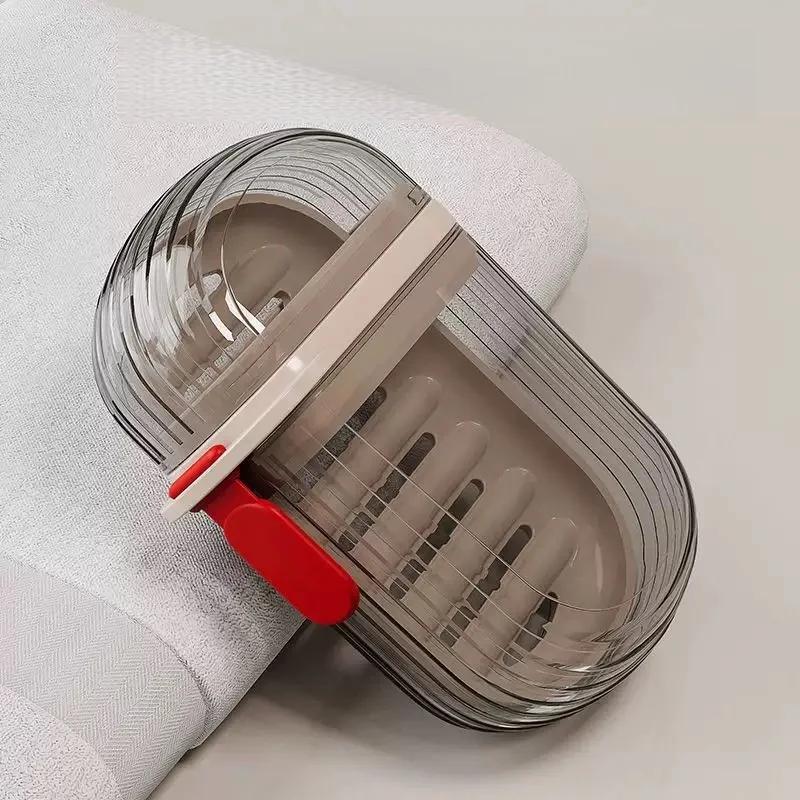 Leakproof Soap Container Travel Storage Box Portable Waterproof Soap Dish With Drain For Camping Gym To Keep Your Soap Dry Box