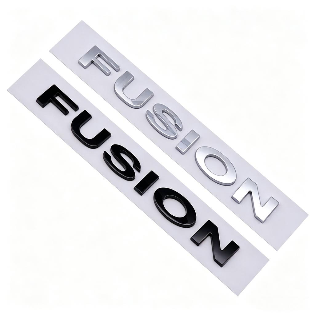 1Pc 3D ABS Letter Emblem Car Rear Trunk Badge Sticker Accessories