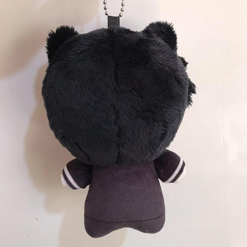 10cm Mini Kageyama Mob Shigeo Plüschtier Schlüsselanhänger Kleiner Grübchen Beutel Anhänger Mob Psycho 100 Anime Zubehör Plüschtier Geschenk
