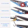 Aluminium Fishing Pliers Hook Remover Pliers Fish Holder Split Ring Tool Clip Clamp Line Cutters