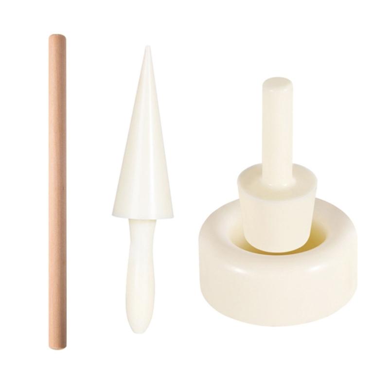 Ice Cream Cone Mold For Homemades Dessert Practical Wooden And Plastic Baking Tool For Waffle Cookie Cone 1