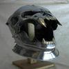 Medieval Helmet Old Demonic Face Helmet Battle Ready Historical Treasure